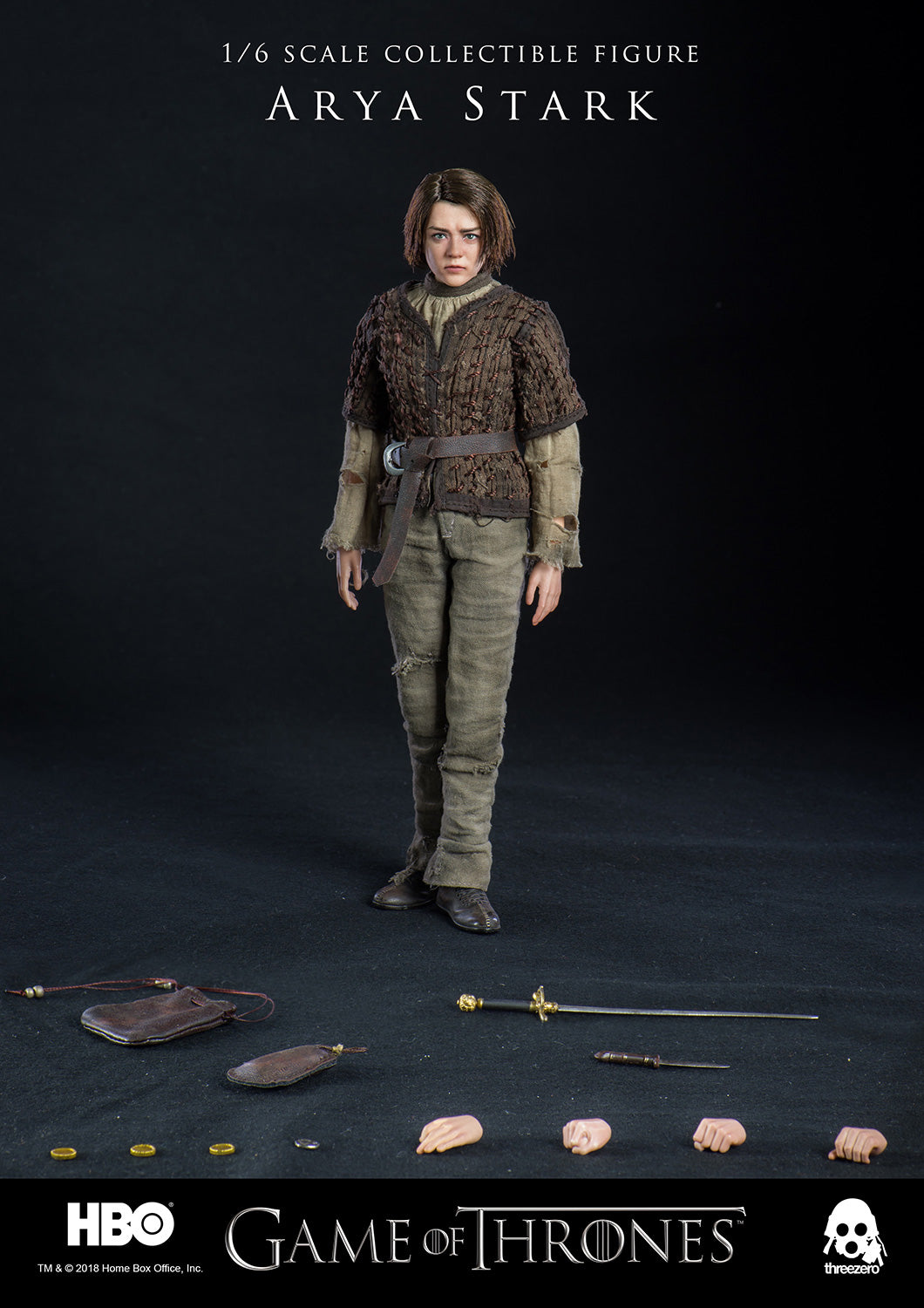 I Am Nobody Arya Stark One Sixth Scale Collectable Figure By ThreeZero