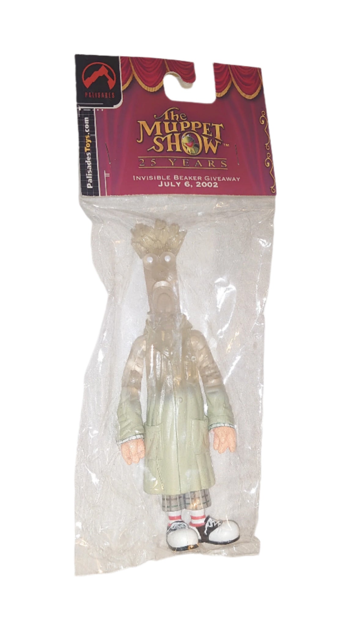 The Jim Henson's Muppet Show Exclusive Invisible Beaker By Palisades Toys Variant Wizard World Error Figure