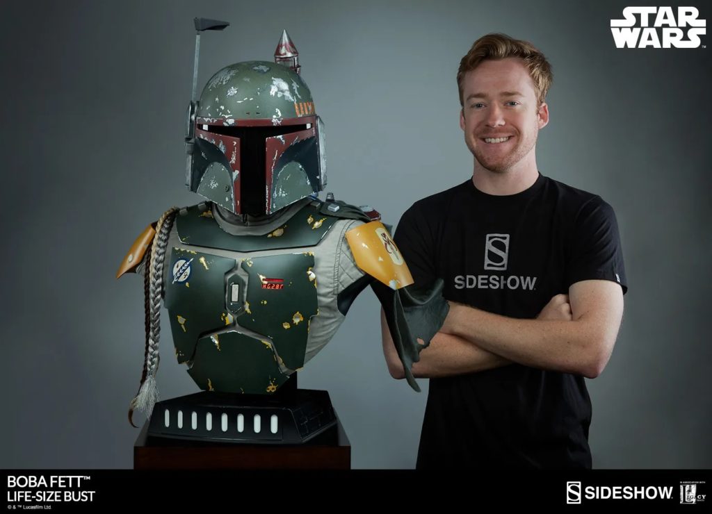 Boba Fett Bounty Hunter Full Scale Prop Bust