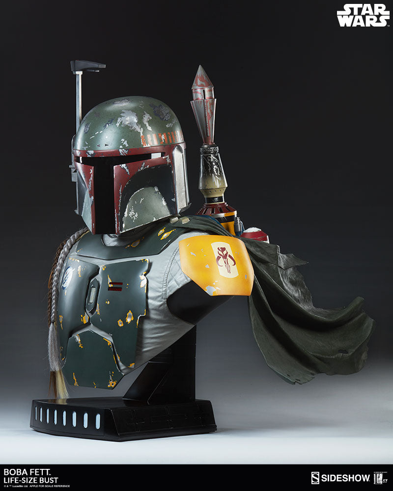 Boba Fett Bounty Hunter Full Scale Prop Bust
