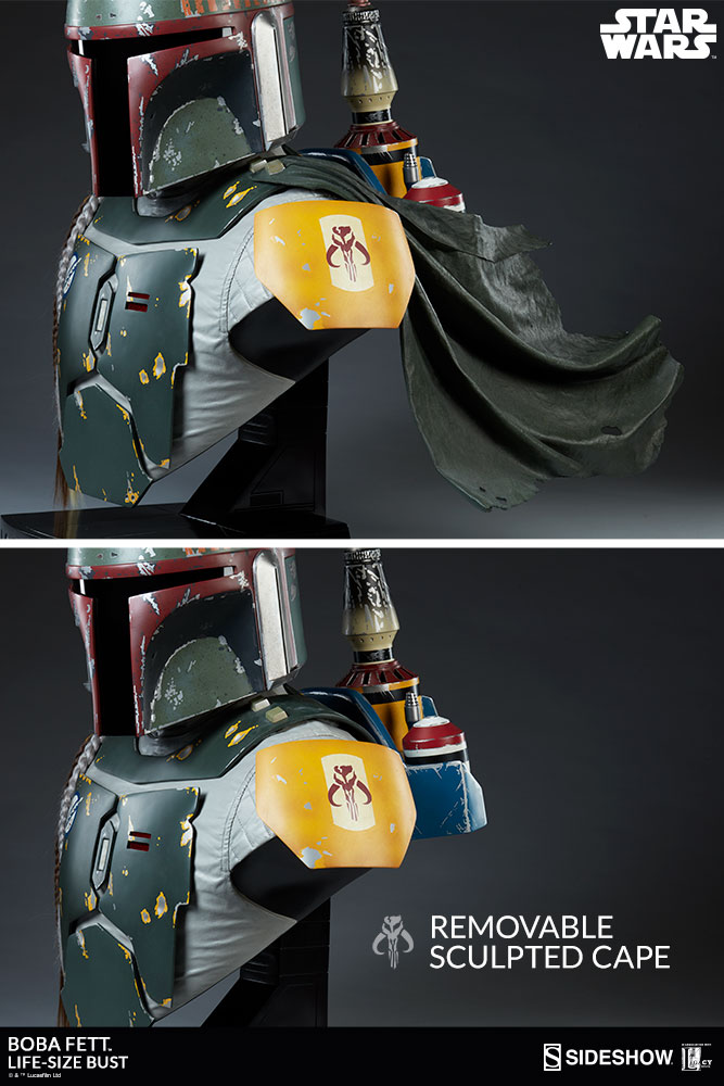 Boba Fett Bounty Hunter Full Scale Prop Bust