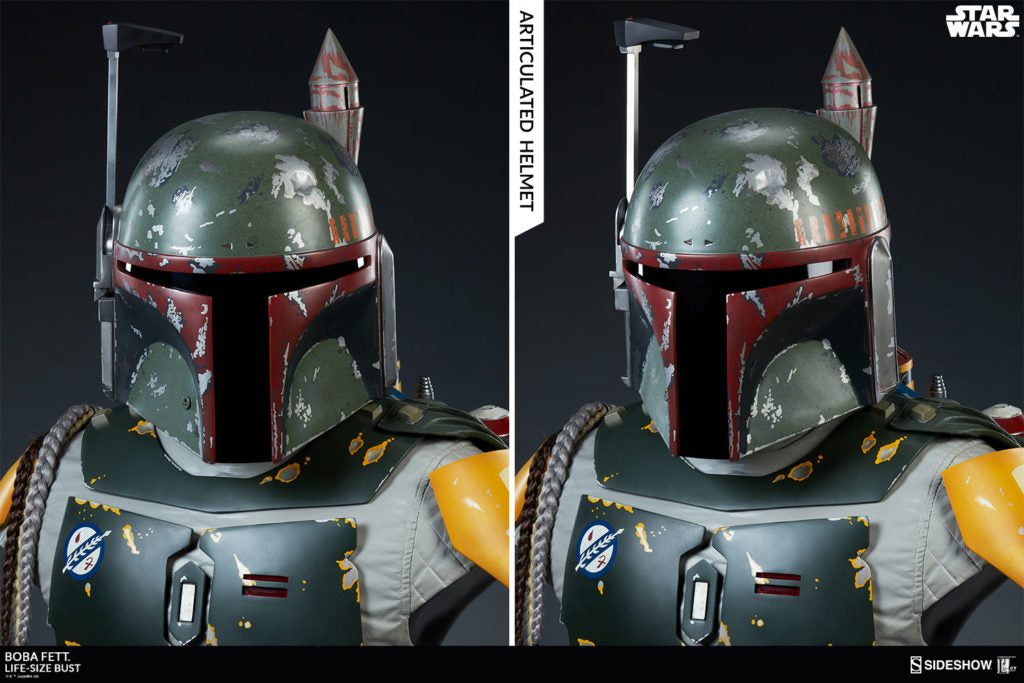 Boba Fett Bounty Hunter Full Scale Prop Bust