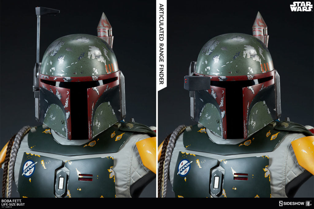 Boba Fett Bounty Hunter Full Scale Prop Bust