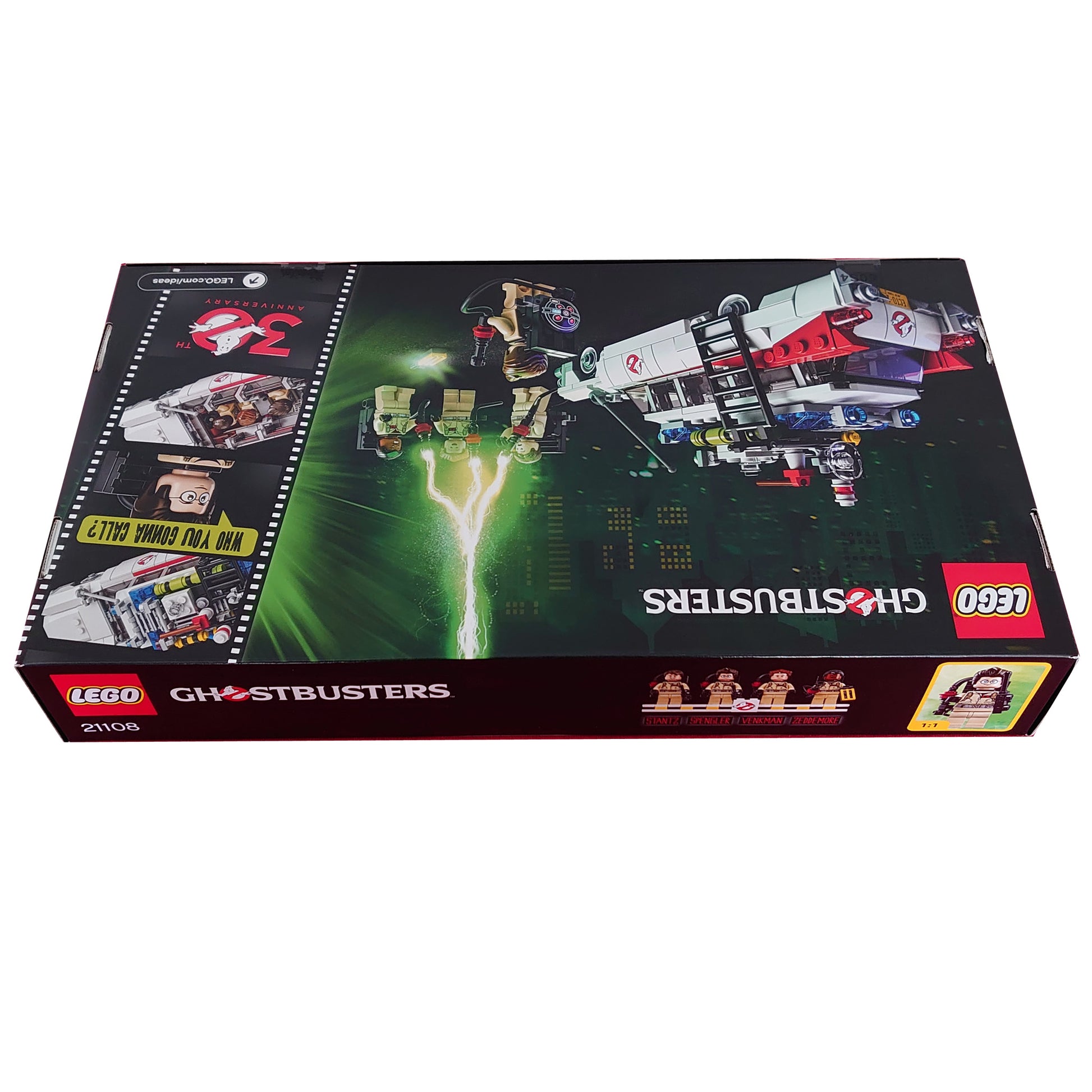 Lego Ideas Set 21108 Ghostbusters Ecto 1 With Peter Venkman, Ray Stantz, Winston Zeddmore And Egon Spengler Minifigures