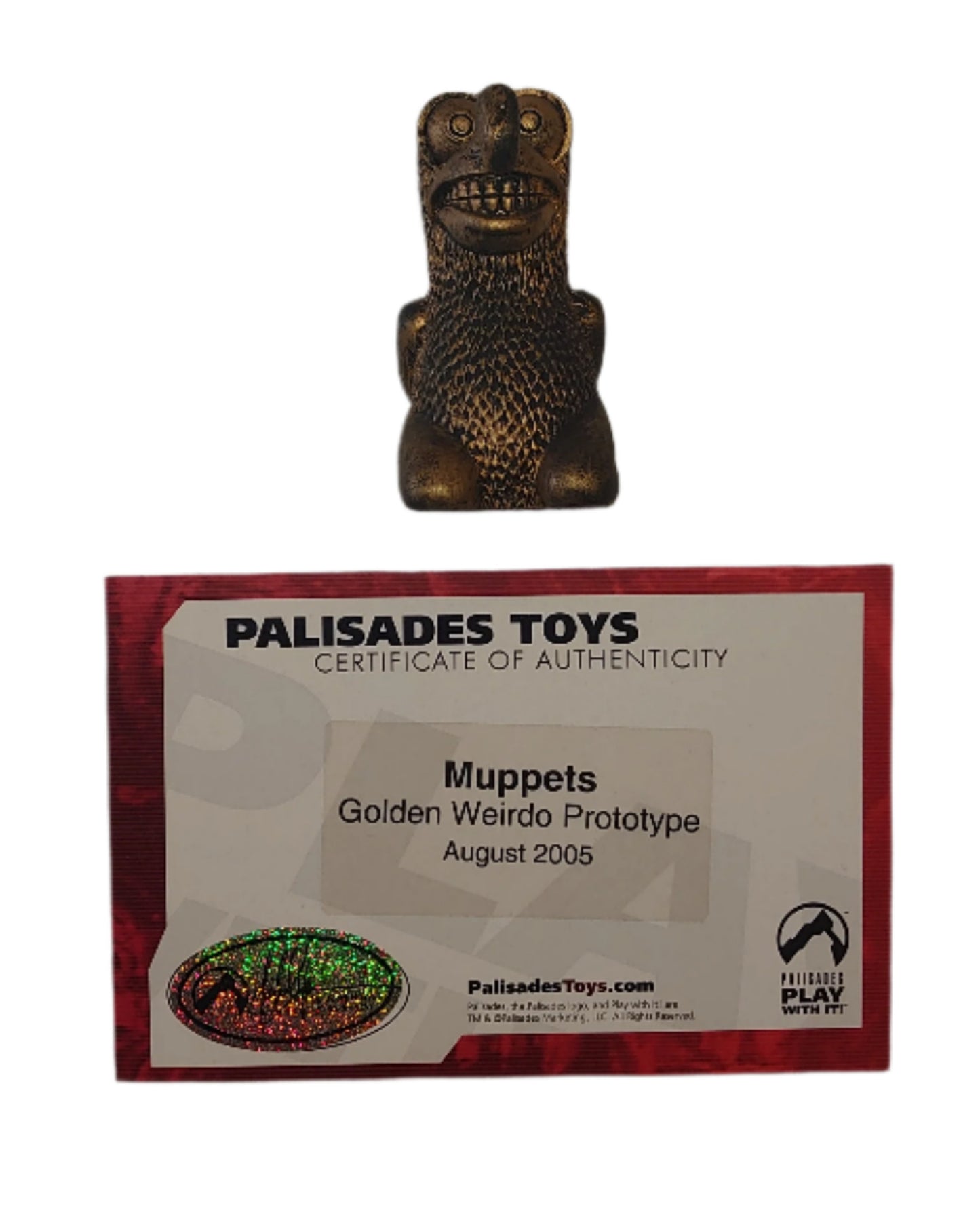 Exclusive Wizard World Golden Weirdo Gonzo Treasure Hunt Prize From Jim Henson's Muppet Show By Palisades Toys