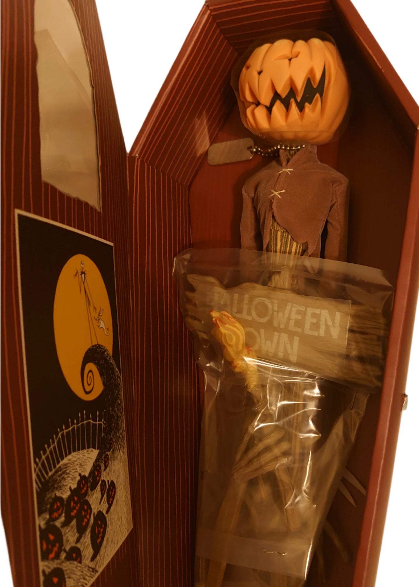 Limited Edition Happy Halloween 2000 Pumpkin King Coffin Jack Skellington Tim Burton's The Nightmare Before Christmas
