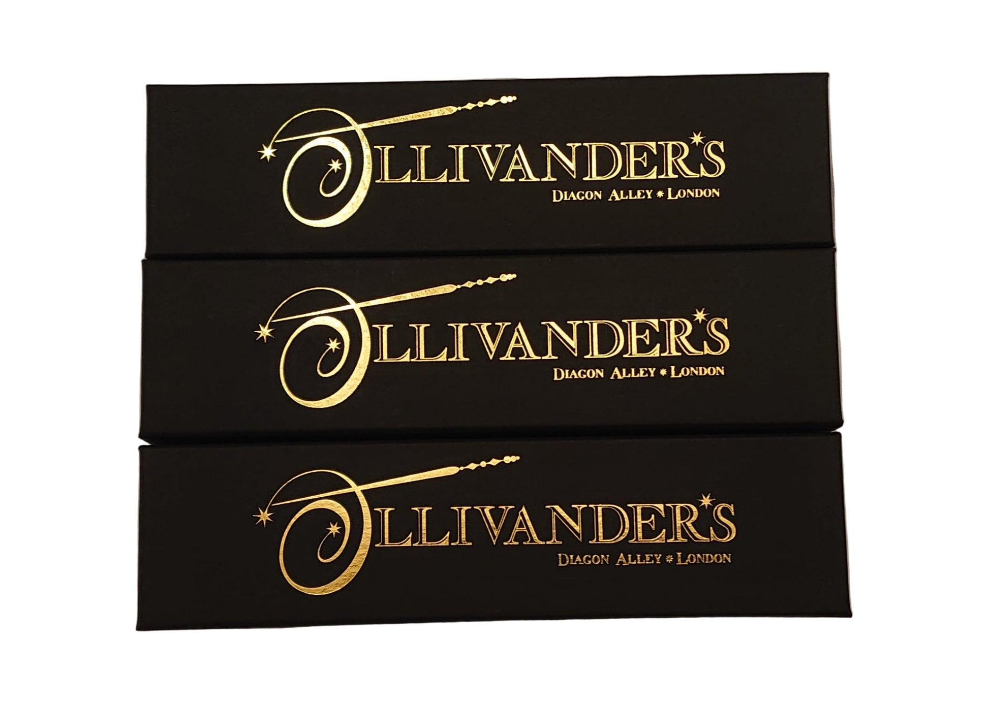 Harry Potter, Albus Dumbledore And Lord Voldemort Sterling Silver Plated Wand Necklaces By The Carat Shop