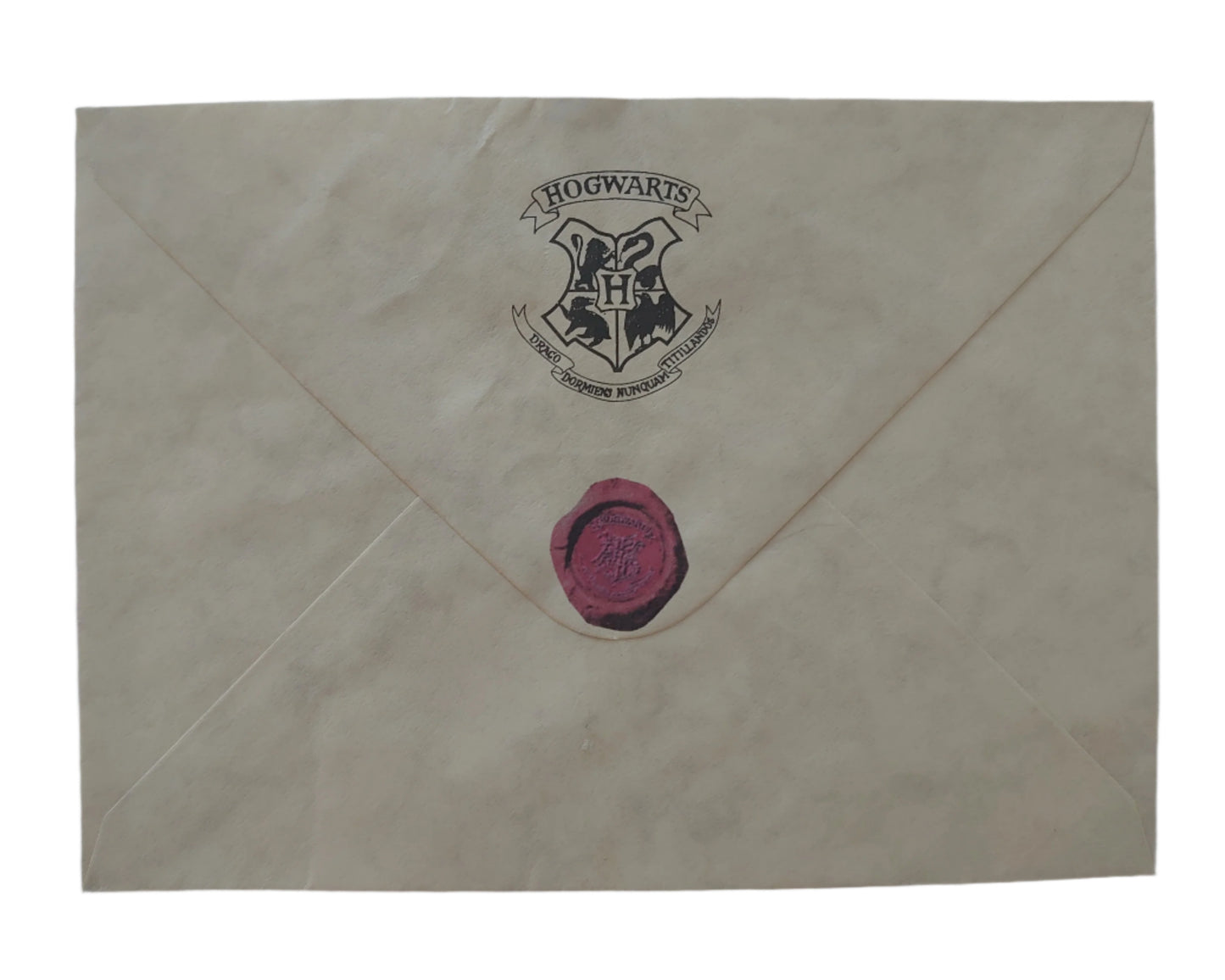 Harry Potter And The Philosopher's Stone Hogwarts Flying Invitation Screen Used Prop Letter