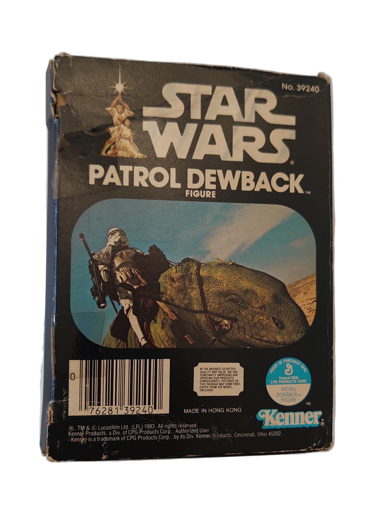 Vintage Star Wars Patrol Dewback Creature Figure A Collector Series By Kenner