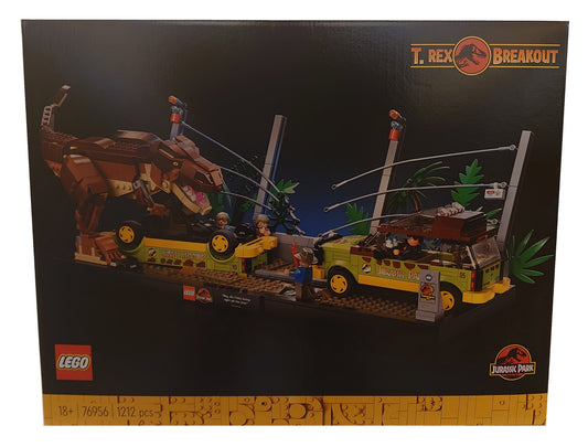 Tyrannosaurus / T. Rex Breakout Lego Set #76596 From Steven Spielberg's Jusrassic Park Movie