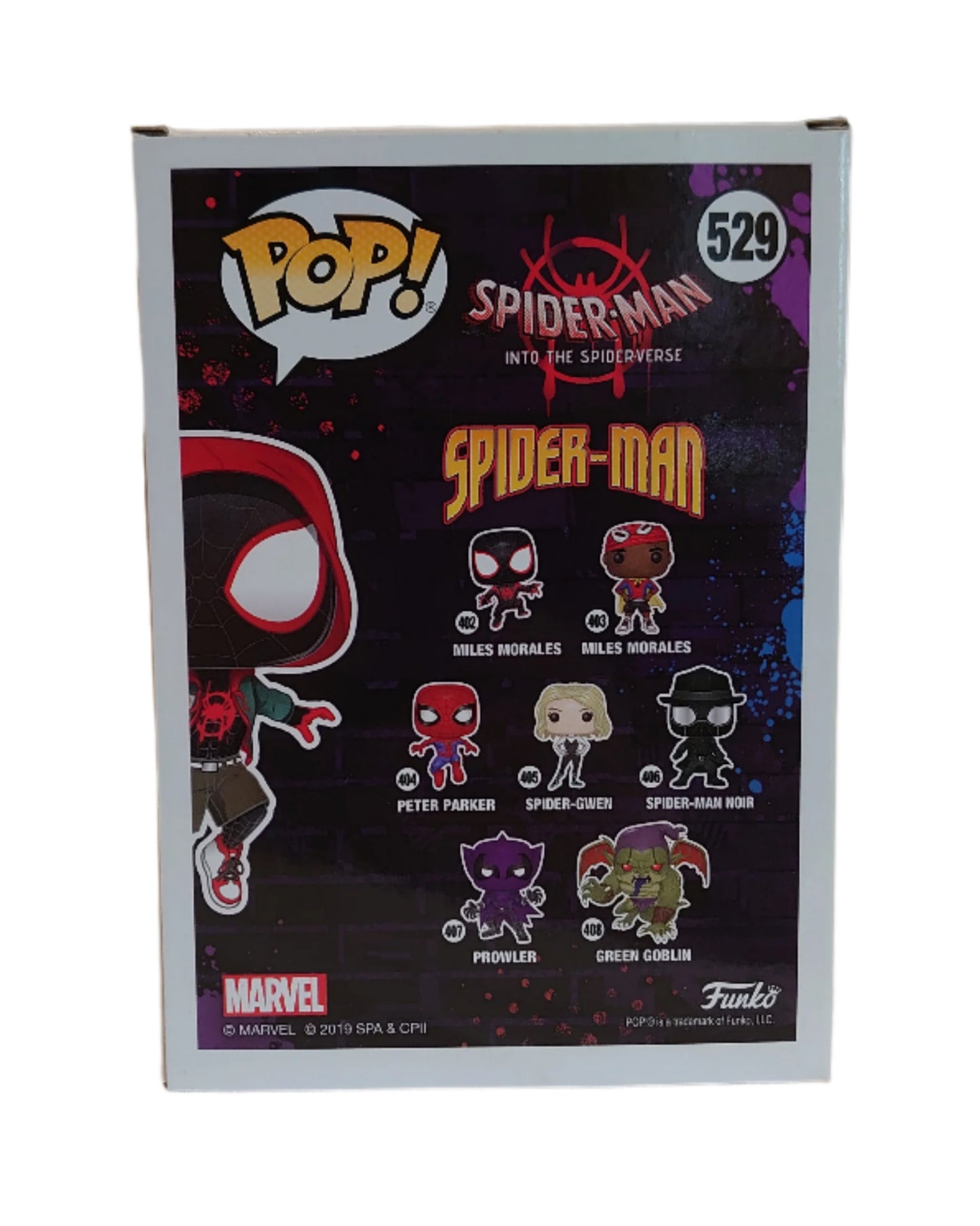 Special Edition Miles Morales Into The Spiderverse Funko Pop Marvel Comics