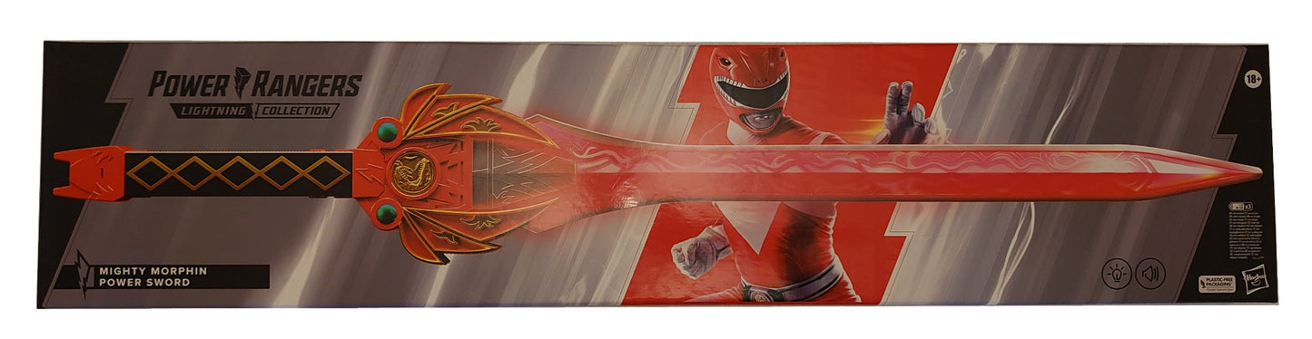 MMPR Mighty Morphin Power Rangers Collectible Replica Prop Sword By Hasbro