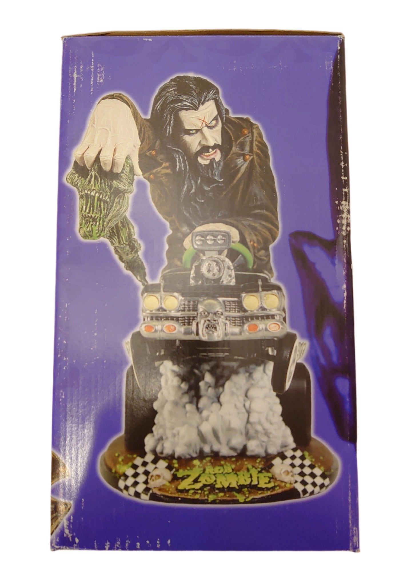 Demon Speeding Rob Zombie Hot Rod Cadillac Hearse Statue By Simian Productions
