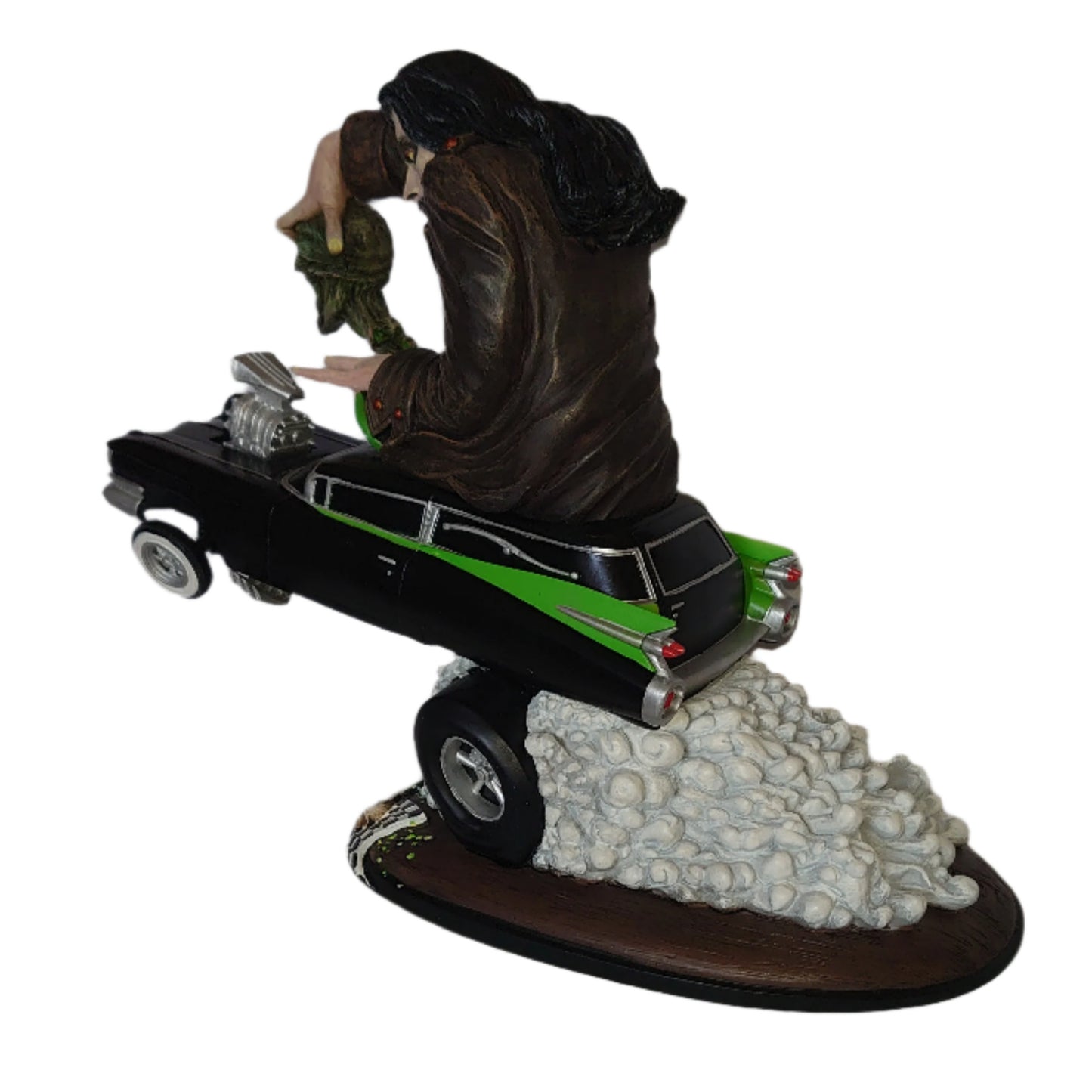 Demon Speeding Rob Zombie Hot Rod Cadillac Hearse Statue By Simian Productions