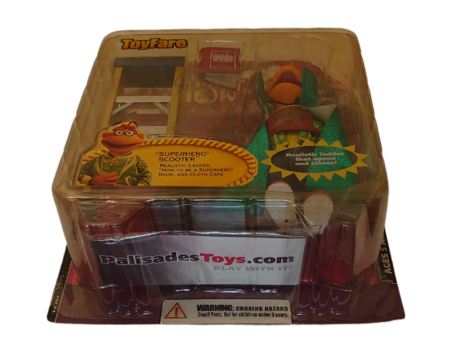 Series 3 Toyfare Exclusive Superhero Scooter From Jim Henson's Muppet Show By Palisades Toys