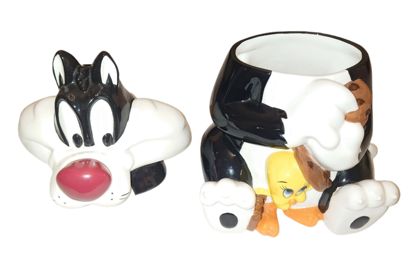 Sylvester The Cat Tweetie Pie Looney Tunes Cookie Jar From Warner Brothers Studio Store