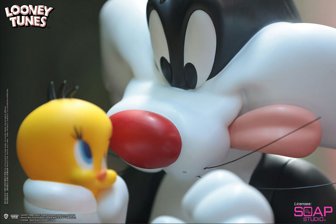 Sylvester J. Pussycat Sr. Tweety Bird Large Vinyl Statue By Soap Studios