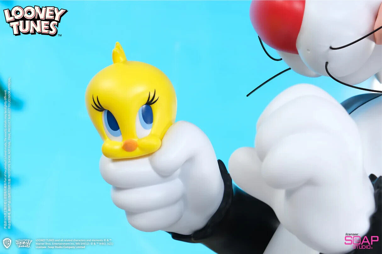 Sylvester J. Pussycat Sr. Tweety Bird Large Vinyl Statue By Soap Studios