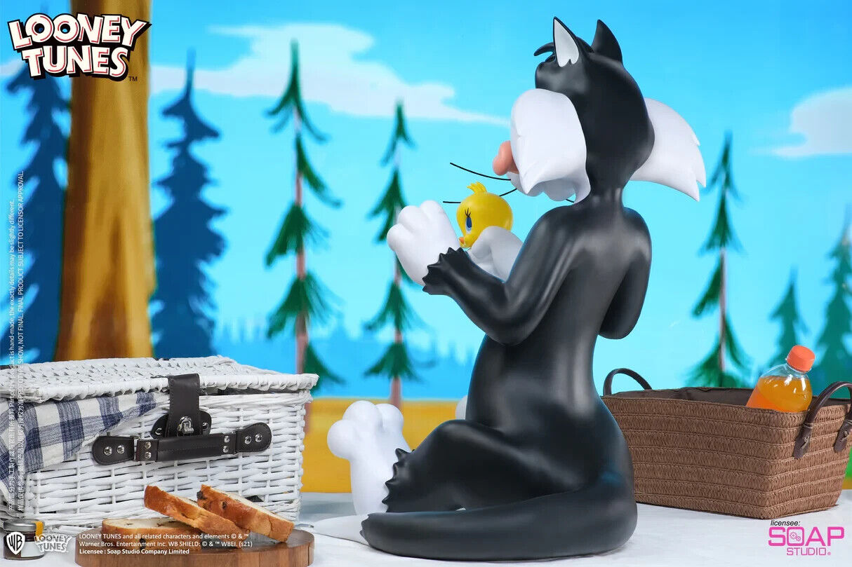 Sylvester J. Pussycat Sr. Tweety Bird Large Vinyl Statue By Soap Studios