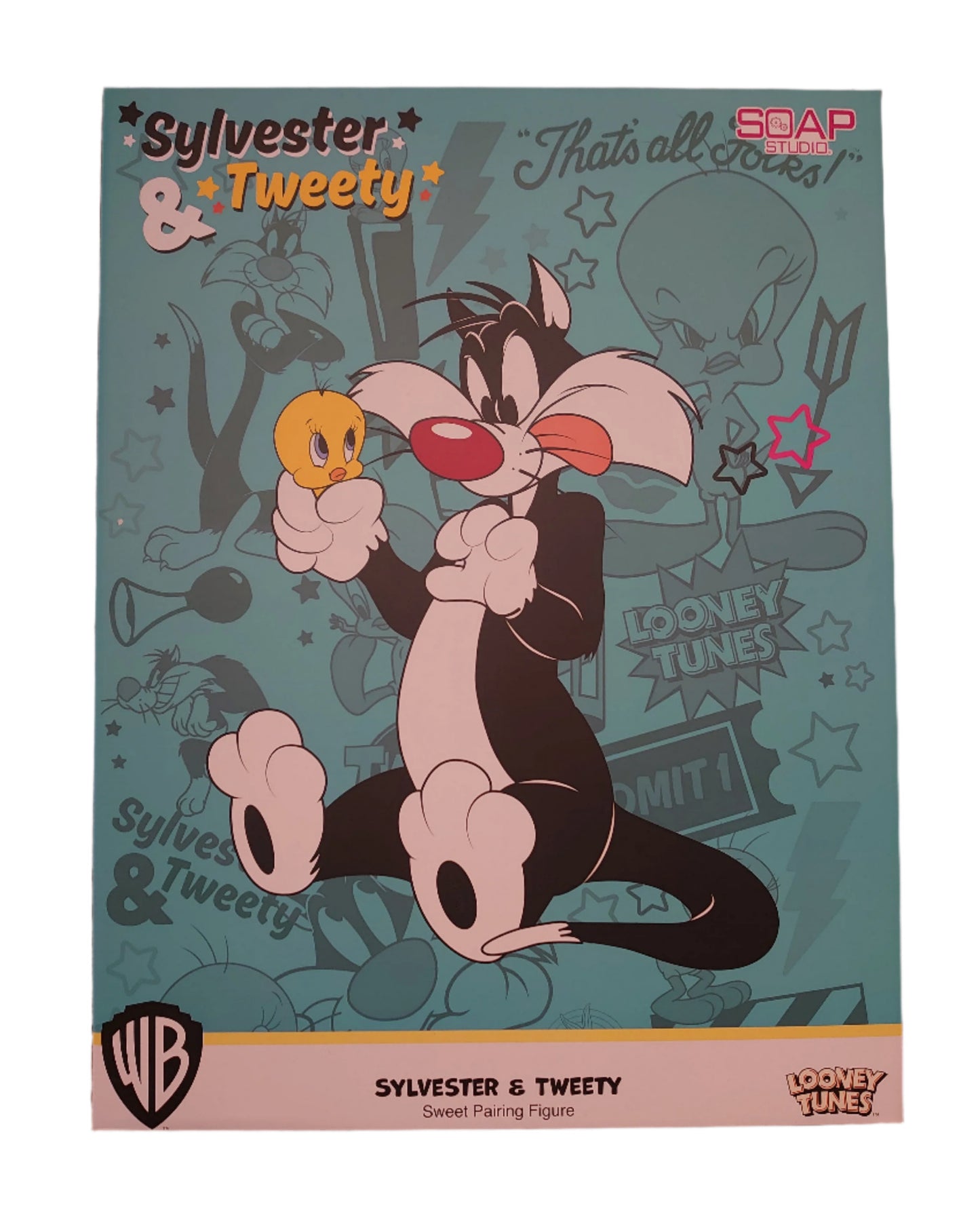 Sylvester J. Pussycat Sr. Tweety Bird Large Vinyl Statue By Soap Studios