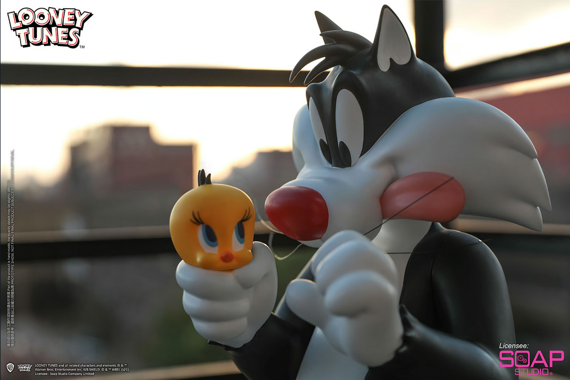 Sylvester J. Pussycat Sr. Tweety Bird Large Vinyl Statue By Soap Studios