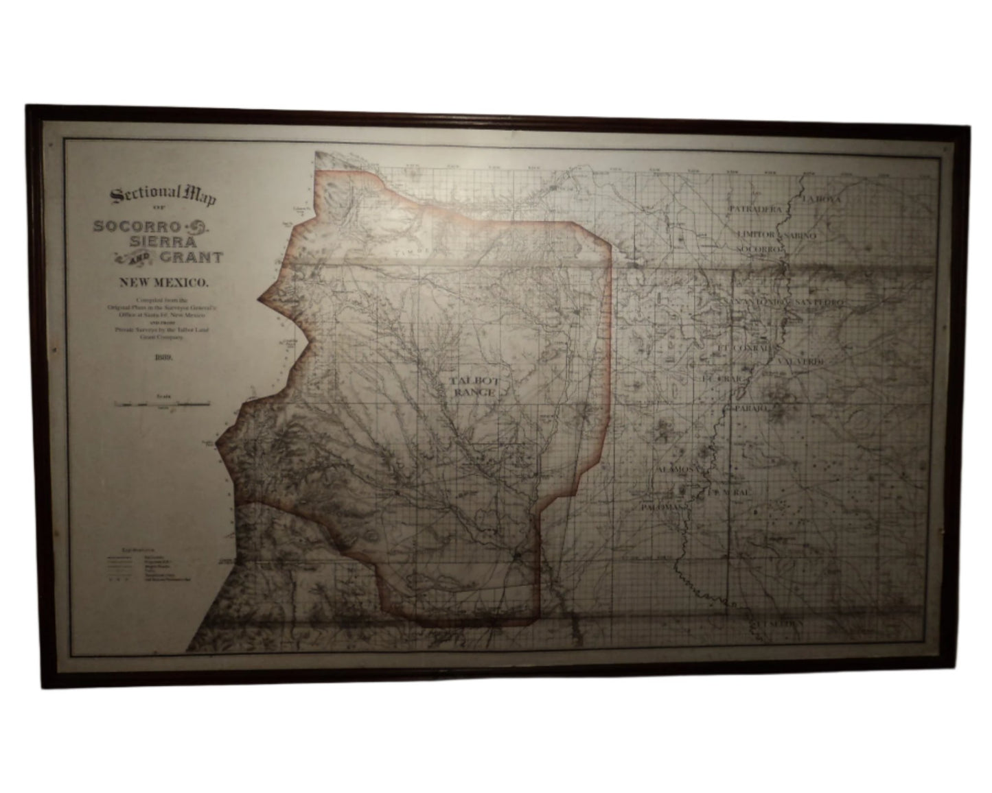 Universal Monsters Penny Dreadful Horror Series Screen Used Talbot Ranch Map