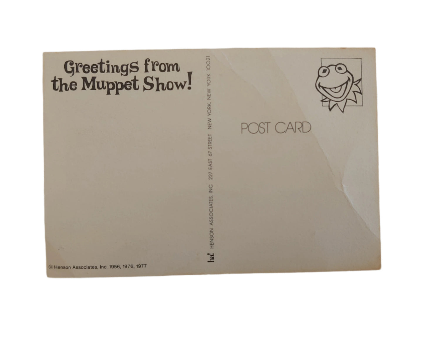 Vintage Jim Henson Muppet Show Postcard
