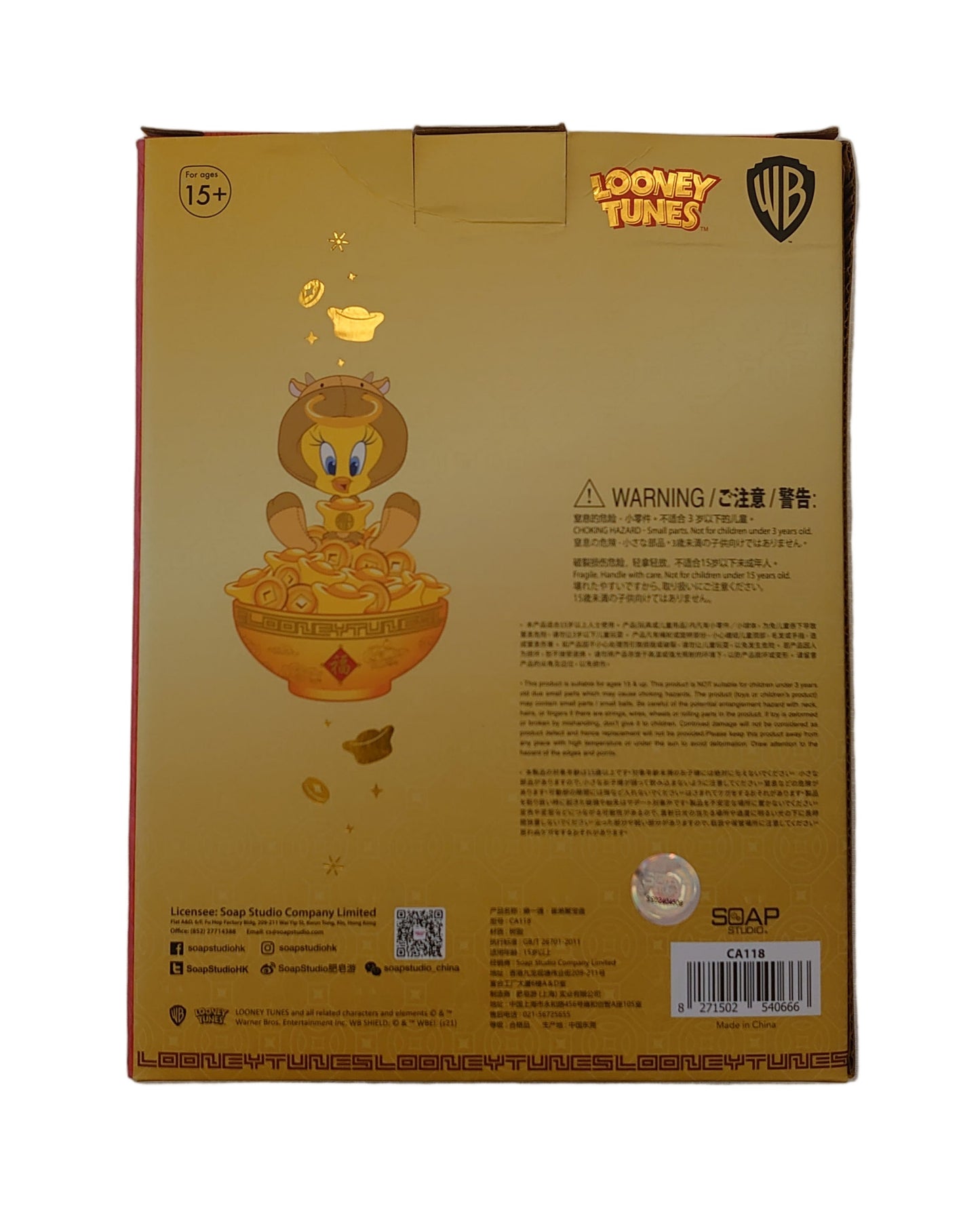 Soap Studios Bull Costume Tweety Pie From Warner Bros. Studios Looney Tunes