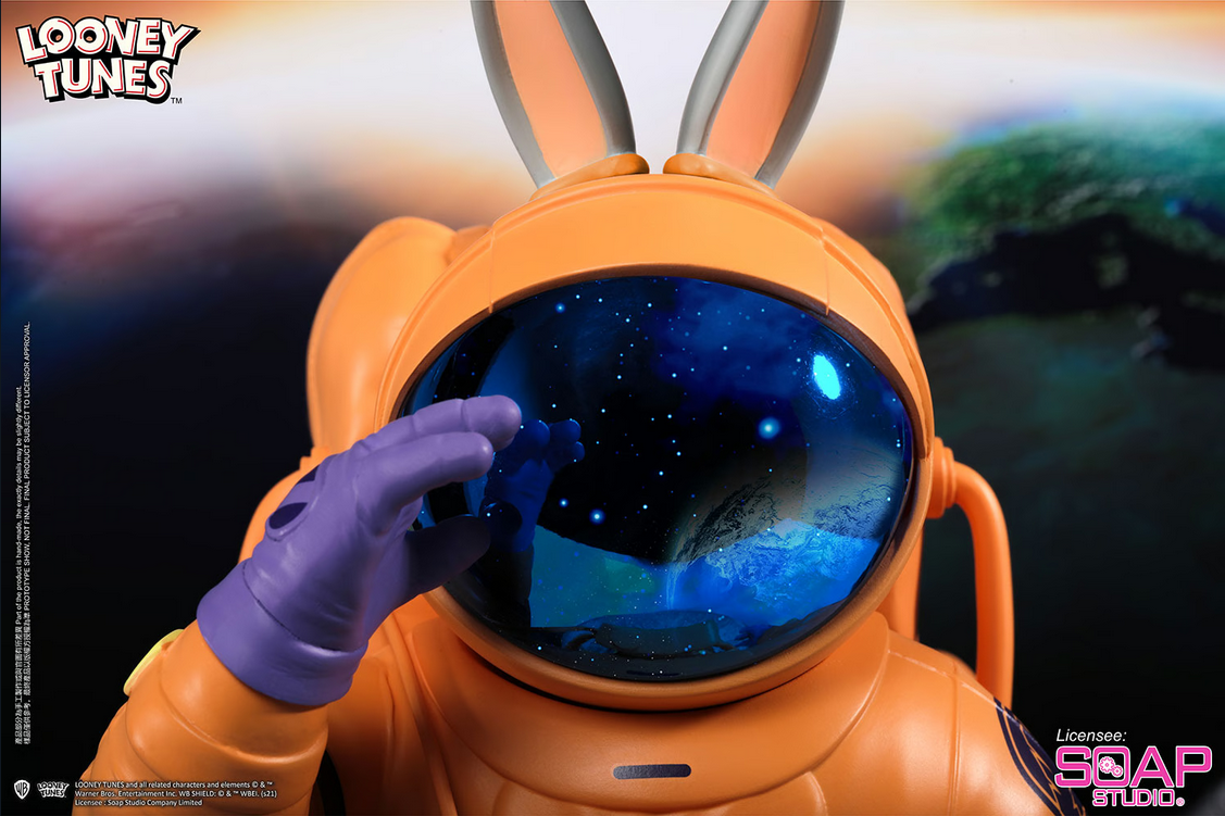 Bugs Bunny Astronaut Statue Warner Bros. Animation Cartoon Looney Tunes