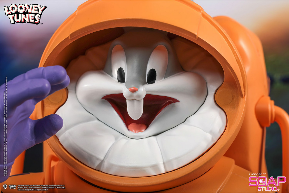 Bugs Bunny Astronaut Statue Warner Bros. Animation Cartoon Looney Tunes