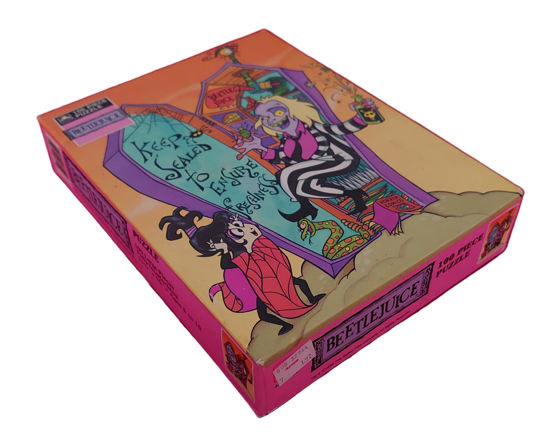 Golden 100 Piece Jigsaw Animated Beetlejuice Tim Burton