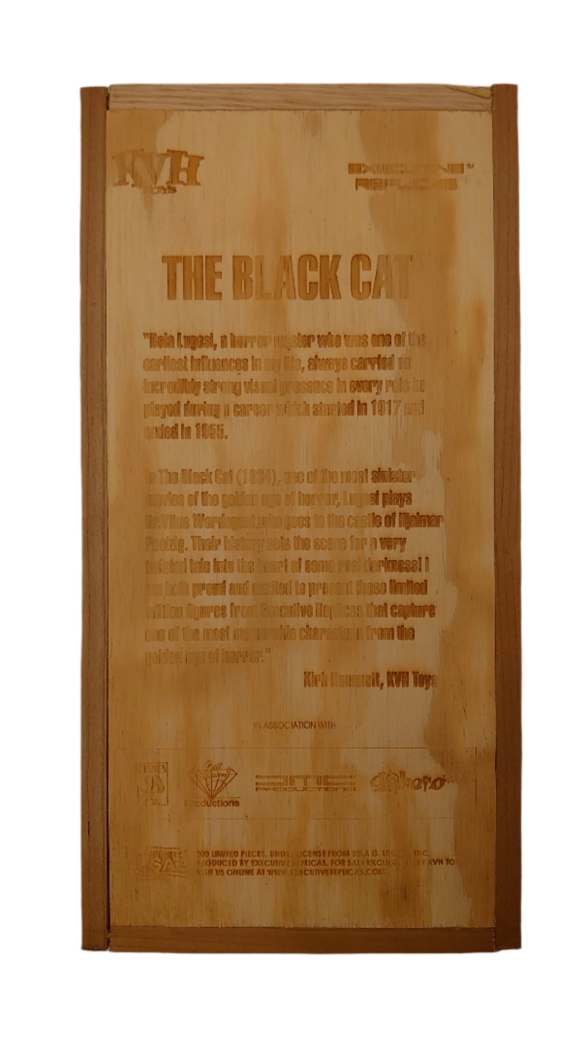 Kirk Von Hammett Bela Lugosi Dr Vitus Werdegast Black Cat Figure By Executive Replicas