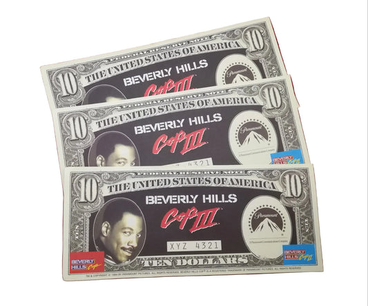Promotional VHS Paramount Pictures VHS Ten Dollar Bill From Beverly Hills Cop 3