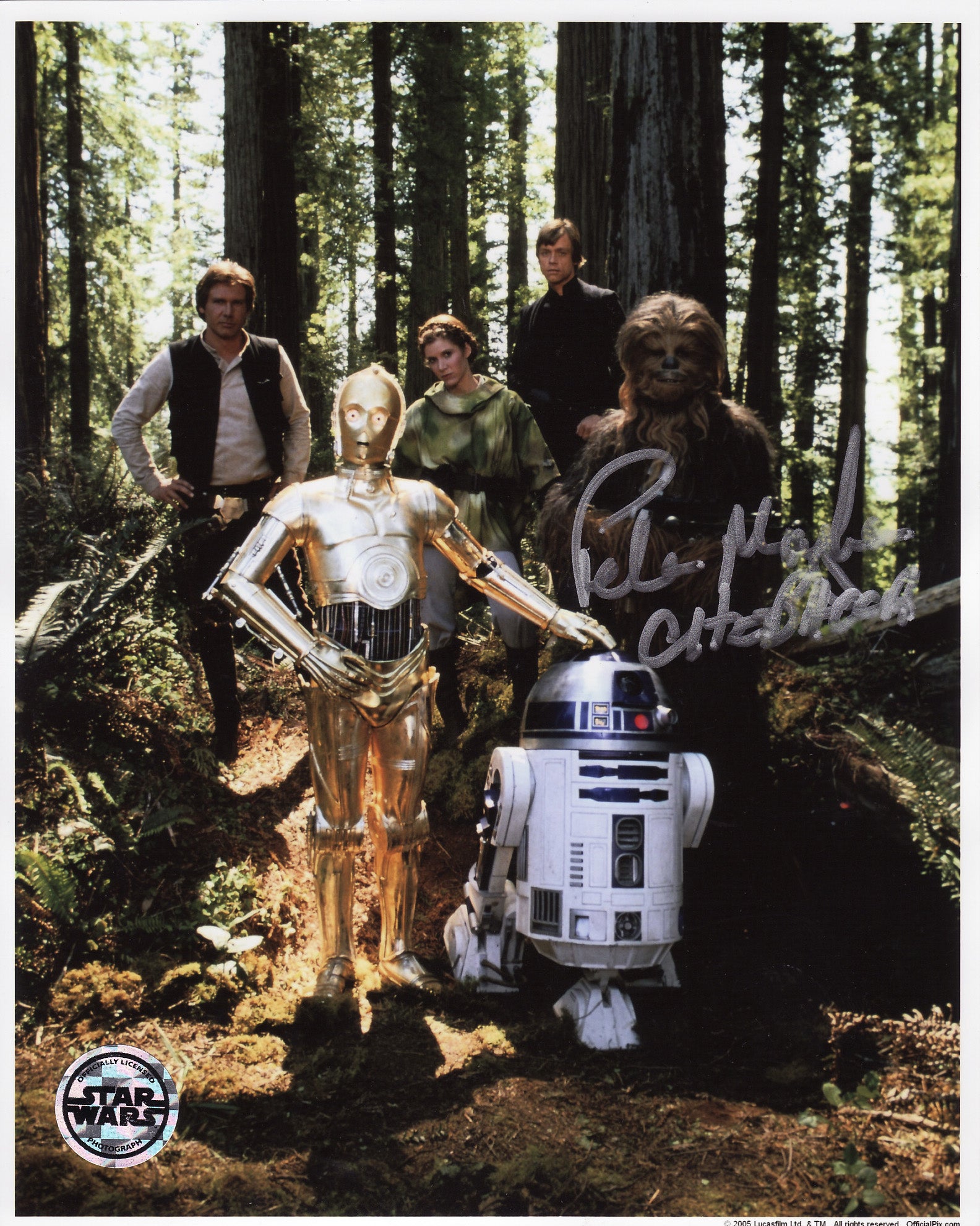 The Monster Company Store Peter Mayhew Chebacca Autograph