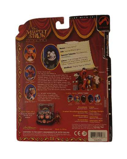 Series 2 Palisades Toys Crazy Harry Figure From The Muppet Show By Jim Henson