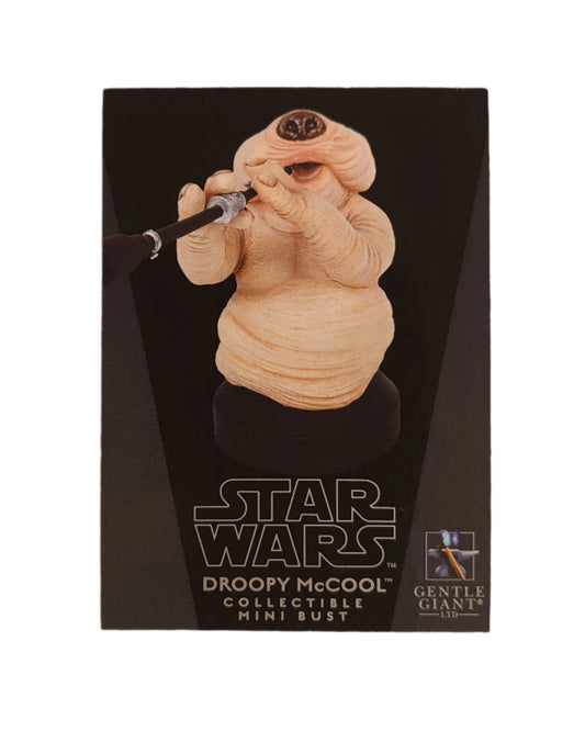 Star Wars Return Of The Jedi Droopy McCool Statue Bust From The Max Rebo Band By Gentle Giant