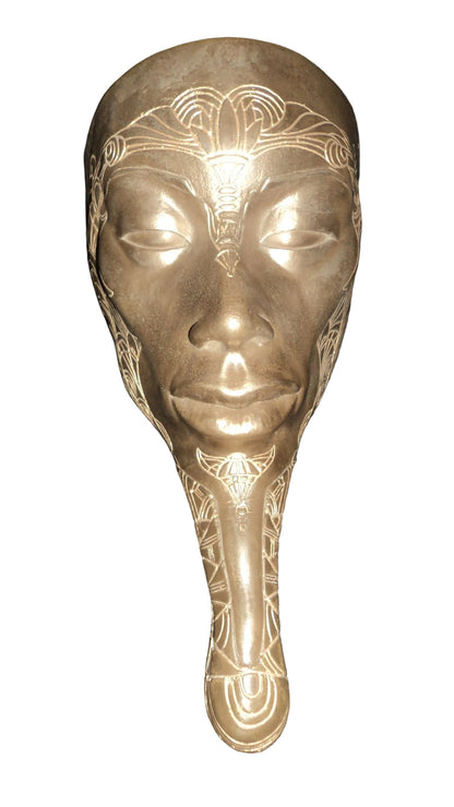 From The Movie Stargate - A Replica Prop Face Mask Of The Egyptian Sun God Ra