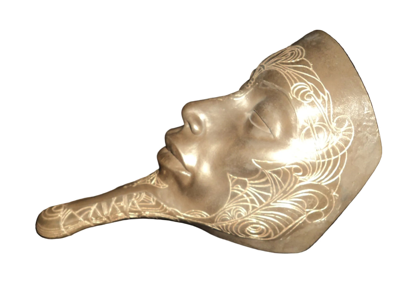 From The Movie Stargate - A Replica Prop Face Mask Of The Egyptian Sun God Ra