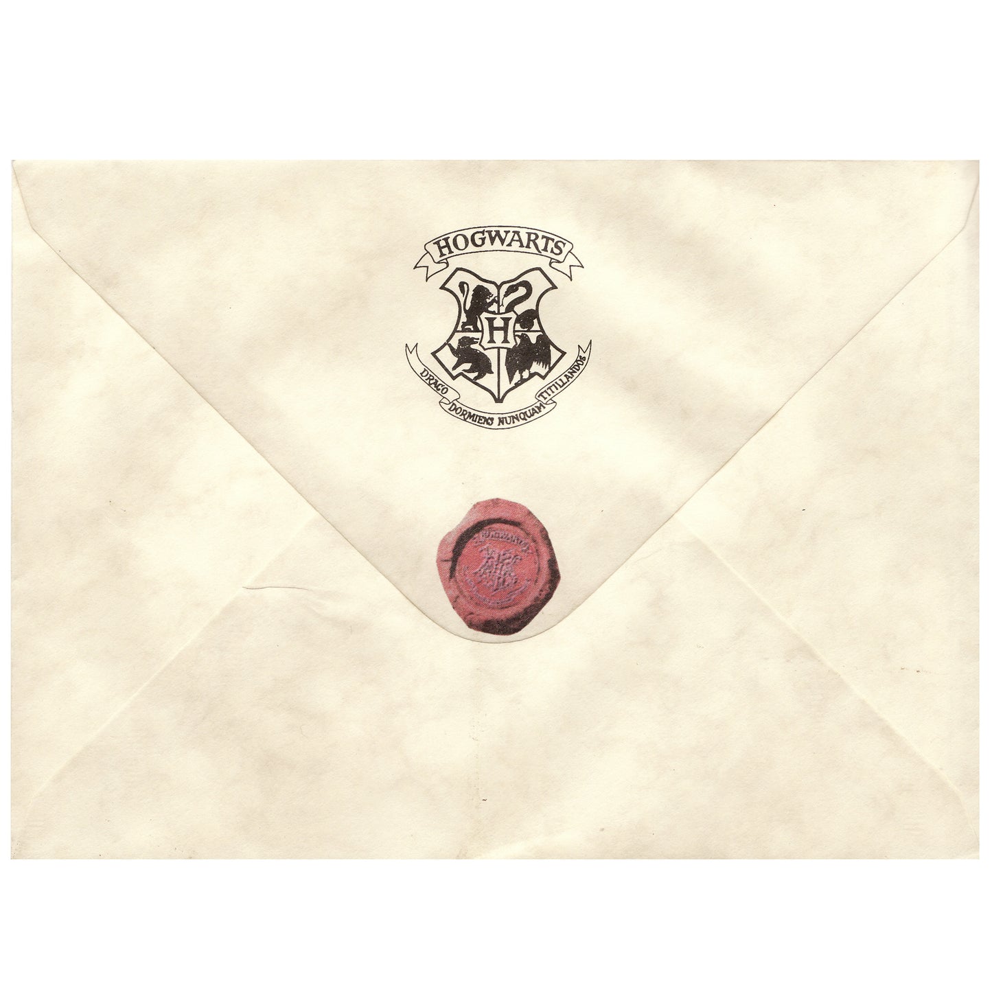 Harry Potter And The Philosopher's Stone Hogwarts Flying Invitation Screen Used Prop Letter
