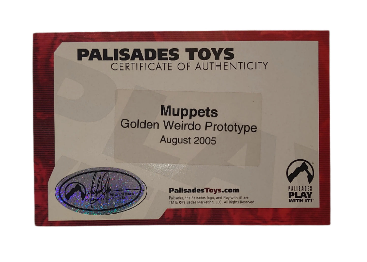 Exclusive Wizard World Golden Weirdo Gonzo Treasure Hunt Prize From Jim Henson's Muppet Show By Palisades Toys