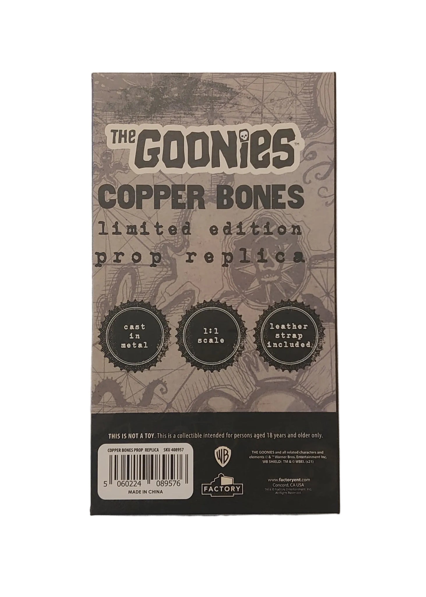 The Goonies Limited Edition Copper Bones Key Replica Prop By Factory Entertainment