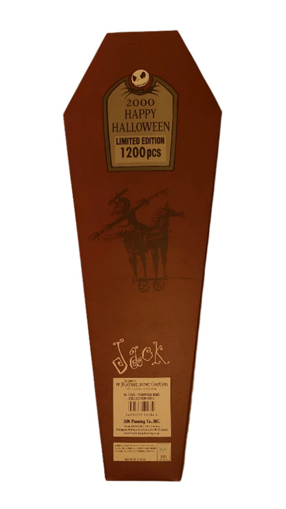 Limited Edition Happy Halloween 2000 Pumpkin King Coffin Jack Skellington Tim Burton's The Nightmare Before Christmas