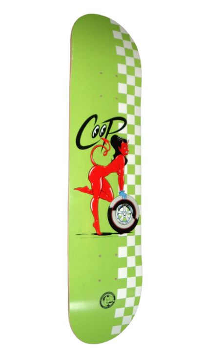 Devil Girl Hot Rod Wheel Stink Brand Skateboard Coop (Chris Cooper) 