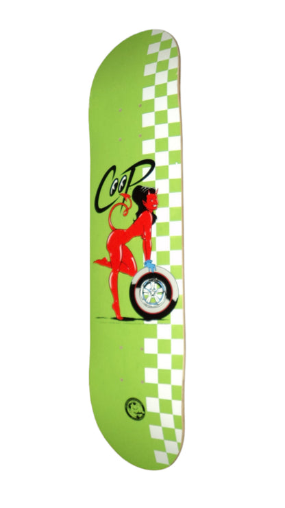 Devil Girl Hot Rod Wheel Stink Brand Skateboard Coop (Chris Cooper) 
