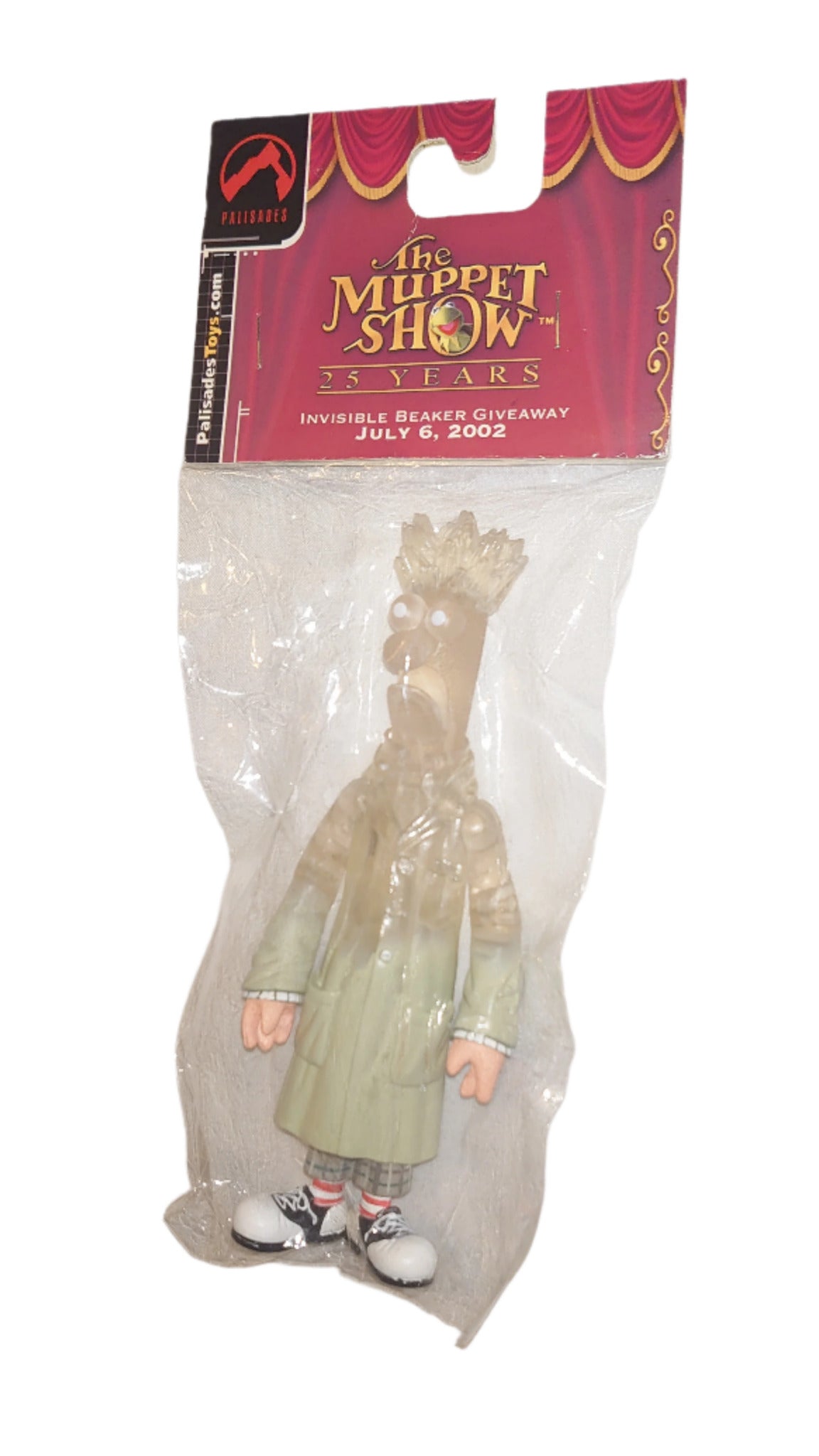 The Jim Henson's Muppet Show Exclusive Invisible Beaker By Palisades Toys Variant Error Figure