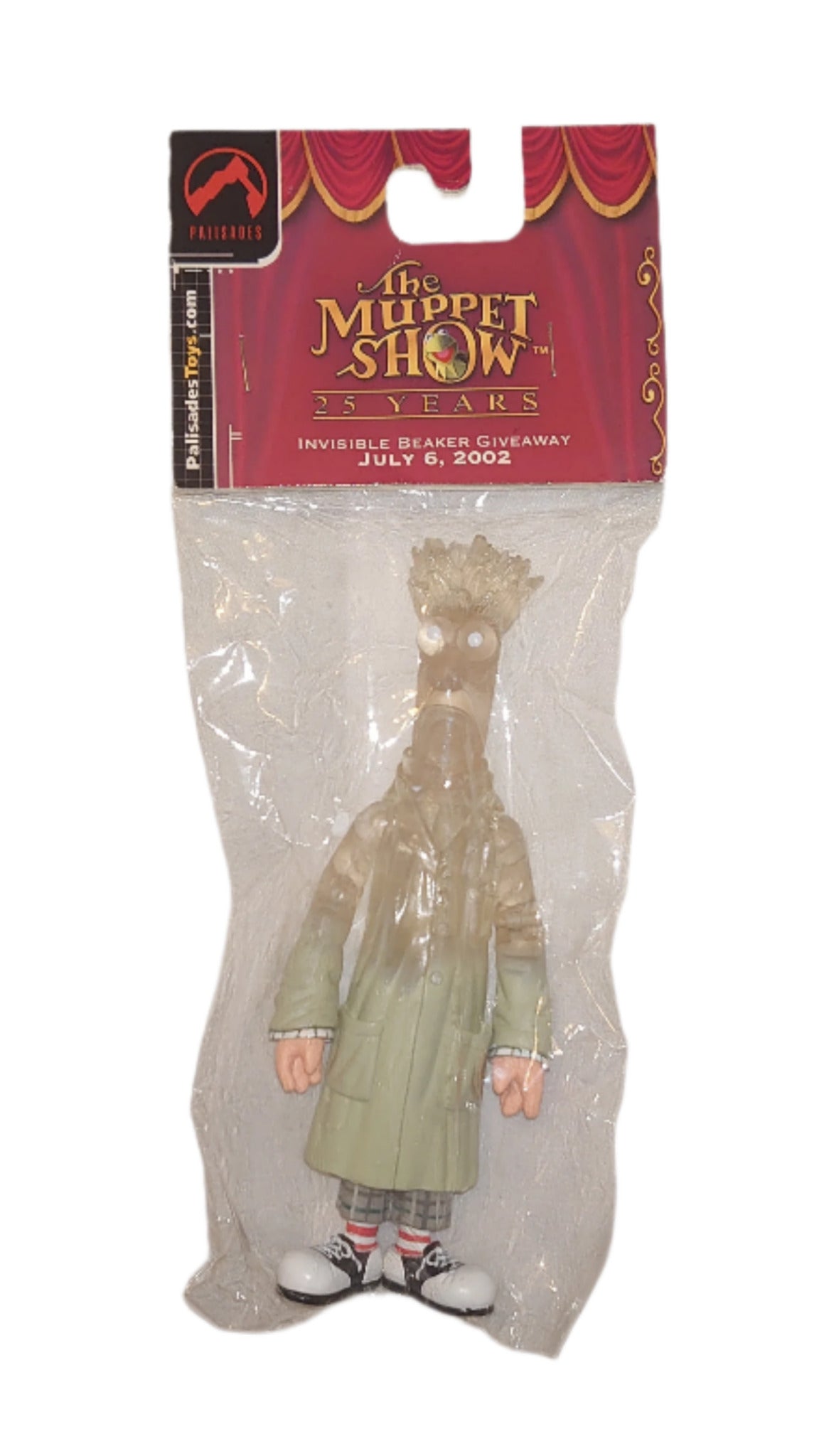 The Jim Henson's Muppet Show Exclusive Invisible Beaker By Palisades Toys Variant Error Figure