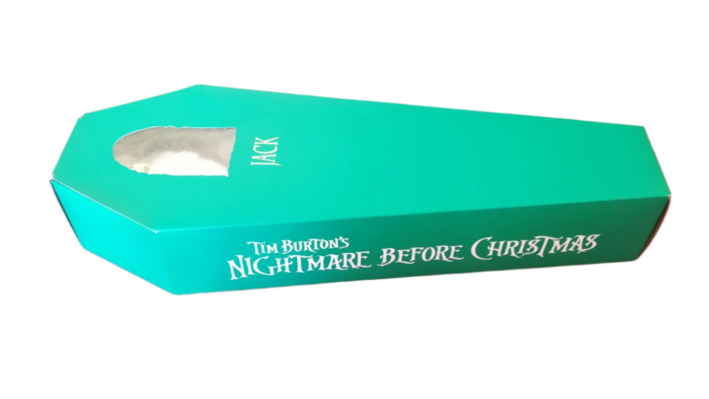 The Nightmare Before Christmas Green Coffin Jack Skellington As Santa Claus By Jun Planning Inc