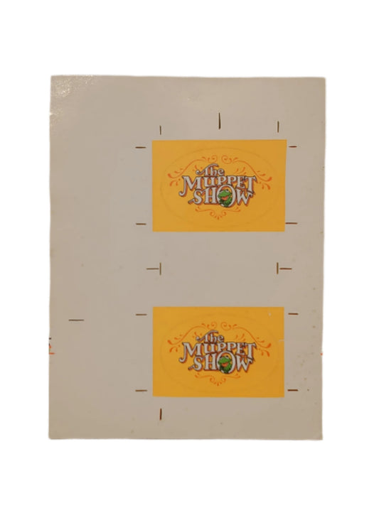 Henson Associates HA! Vintage Sticker Sheet Jim Henson's The Muppet Show