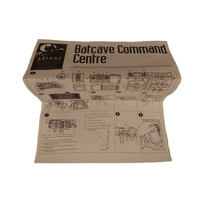 Animated Batman Command Cave / Wayne Manor Playset By Kenner - Canadian Box With Italian Distribution Sticker Giochi Preziosi