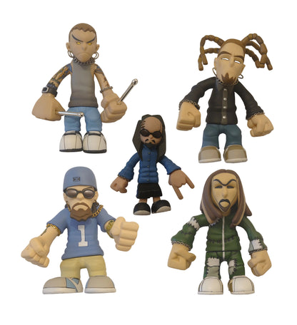 Gruntz Korn Figures Jonathan Davis,  James Munky Shaffer, Brian Head Welch, Reginald Fieldy Arvizu, David Silveria, Untouchables